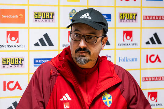 Medical doctor Houman Ebrahimi of the Swedish women's
