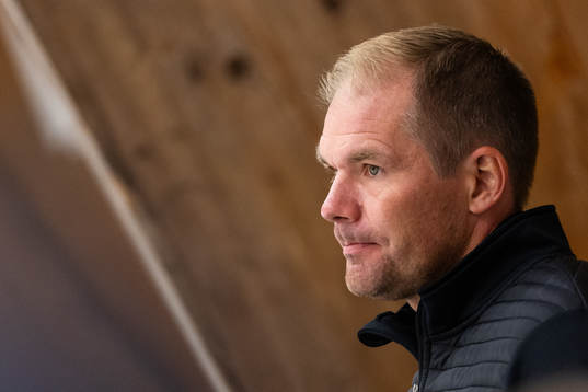 Färjestads tränare Thomas Mitell