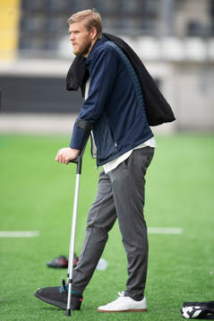 Varbergs skadade målvakt Fredrik Andersson