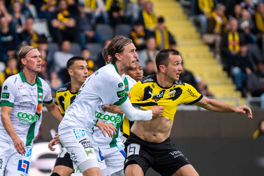 Varbergs Kristoffer Hoven och Häckens Even Hovland