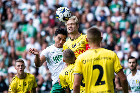Elfsborgs Per Frick och Hammarbys Jusef Erabi