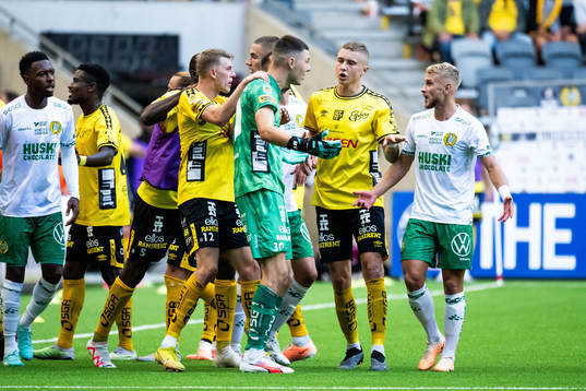 Elfsborgs målvakt Hakon Valdimarsson och Hammarbys Simon
