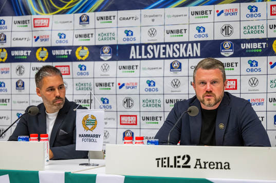 Hammarbys tränare Marti Cifuentes och Elfsborgs manager