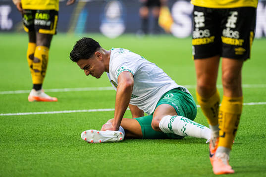 Hammarbys Jusef Erabi har ont