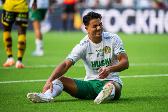 Hammarbys Jusef Erabi har ont