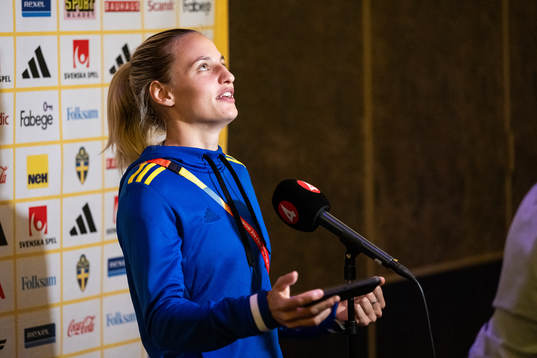 Nathalie Björn of the Swedish women's national football