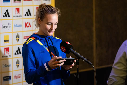 Nathalie Björn of the Swedish women's national football