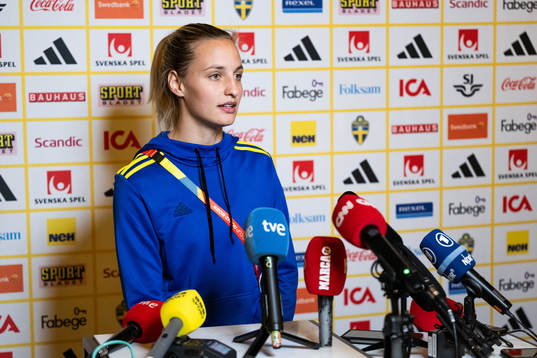Nathalie Björn of the Swedish women's national football