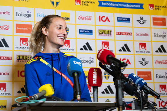 Nathalie Björn of the Swedish women's national football