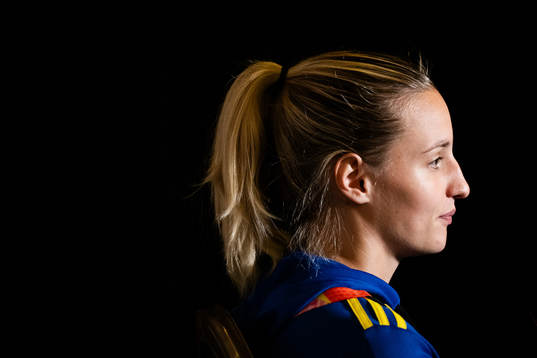 Nathalie Björn of the Swedish women's national football