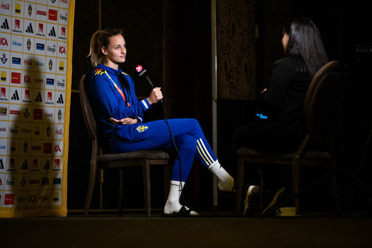 Nathalie Björn of the Swedish women's national football
