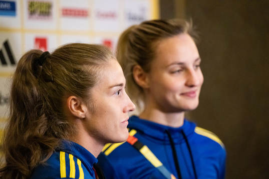 Filippa Angeldahl and Nathalie Björn of the Swedish