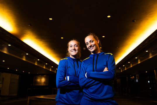 Filippa Angeldahl and Nathalie Björn of the Swedish