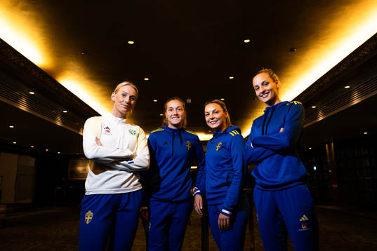 Stina Blackstenius, Filippa Angeldahl, Johanna Rytting