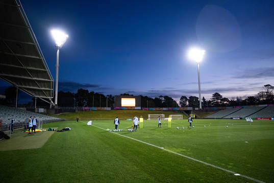 General view of North Harbour Stadium of the Spanish