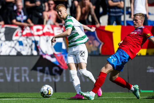 Helsingborgs Emil Hellman och Västerås SKs Daniel Ask