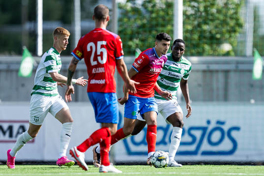 Helsingborgs Amar Muhsin och Västerås SKs Jabir Abdihakim