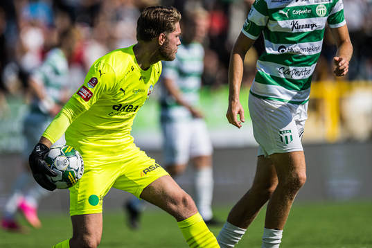 Helsingborgs målvakt Kalle Joelsson
