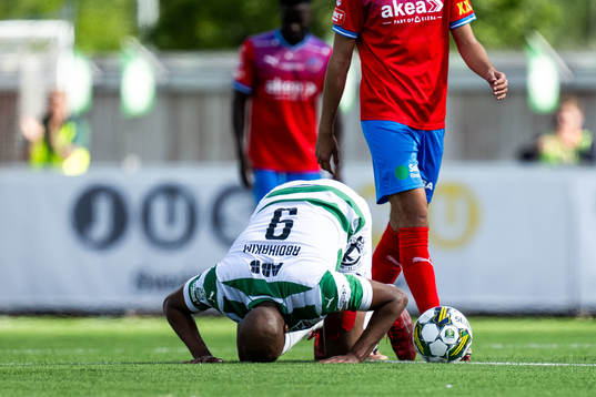 Västerås SKs Jabir Abdihakim Ali jublar