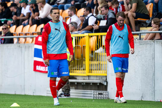 Helsingborgs Lucas Lima värmer upp