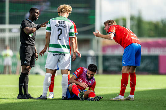 Helsingborgs Amin Al-Hamawi har ont