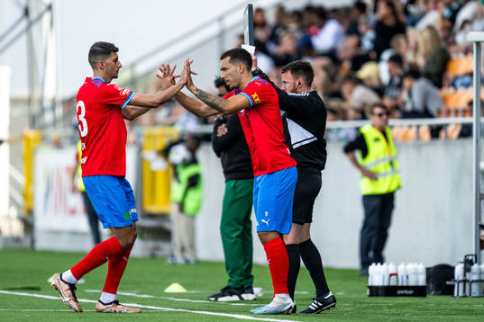Helsingborgs Lucas Lima och Amar Muhsin