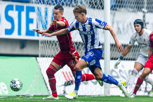 Djurgårdens Haris Radetinac och IFK Göteborgs Sebastian