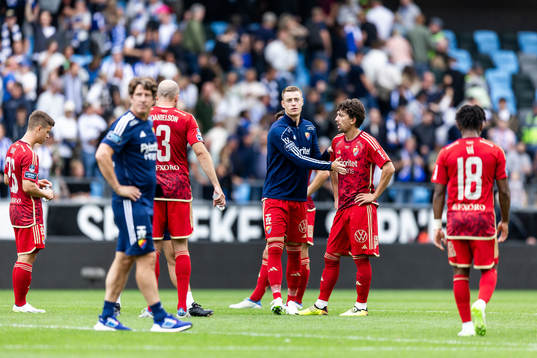 Djurgårdens spelare deppar