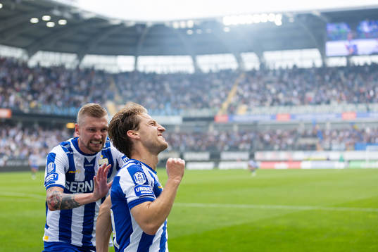 IFK Göteborgs Arbnor Mucolli jublar