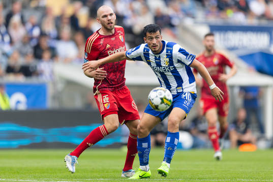 Djurgårdens Marcus Danielson och IFK Göteborgs Astrit