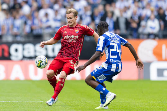 Djurgårdens Hampus Finndell och IFK Göteborgs Abundance