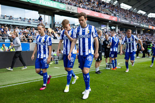 IFK Göteborgs Lucas Kåhed, Sebastian Hausner och Emil