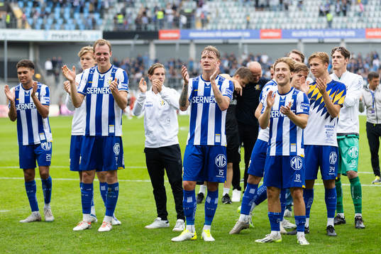 IFK Göteborgs Adam Carlén, Sebastian Hausner och Arbnor
