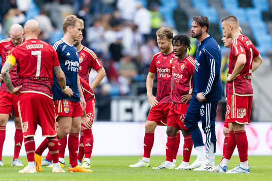Djurgårdens spelare deppar