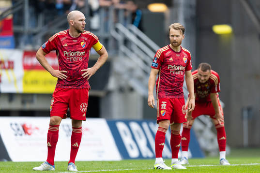 Djurgårdens Jesper Löfgren och Jacob Une Larsson