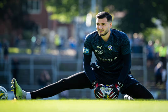 Halmstads målvakt Marko Johansson