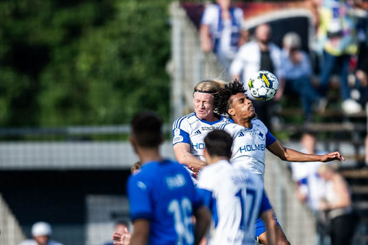 IFK Norrköpings Daniel Fritz Eid och Jesper Ceesay
