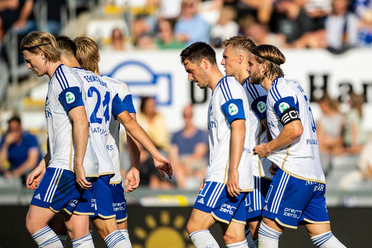 IFK Norrköpings Christoffer Nyman jublar