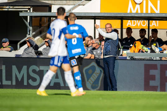 Halmstads tränare Magnus Haglund