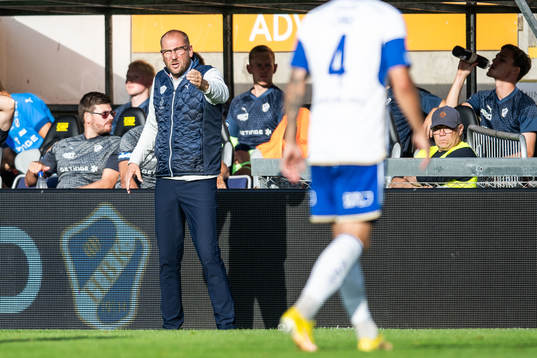 Halmstads tränare Magnus Haglund
