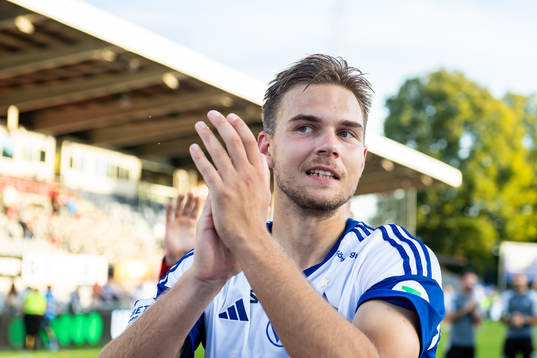 IFK Norrköpings Anton Eriksson jublar