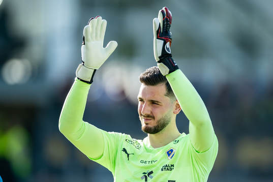 Halmstads målvakt Marko Johansson