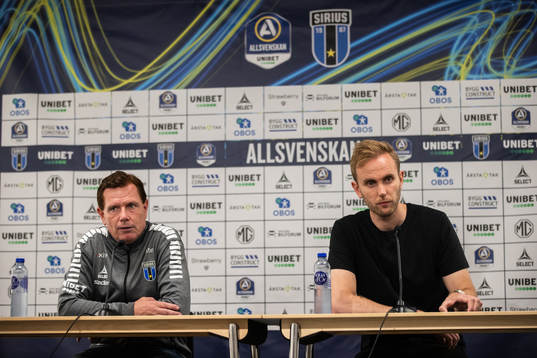Sirius tränare Christer Mattiasson och Kalmars tränare