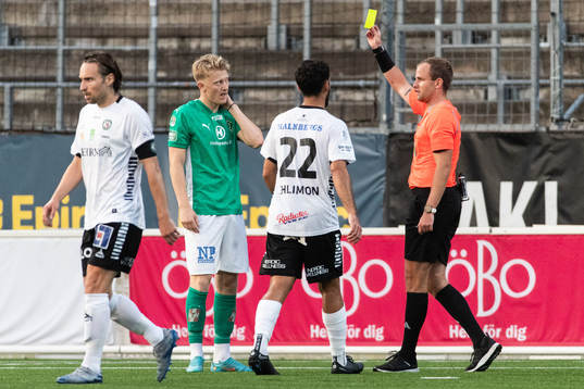 Jönköpings Södras Elias Nordström deppar