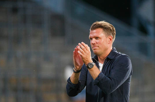 Örebros huvudtränare Christian Järdler är glad
