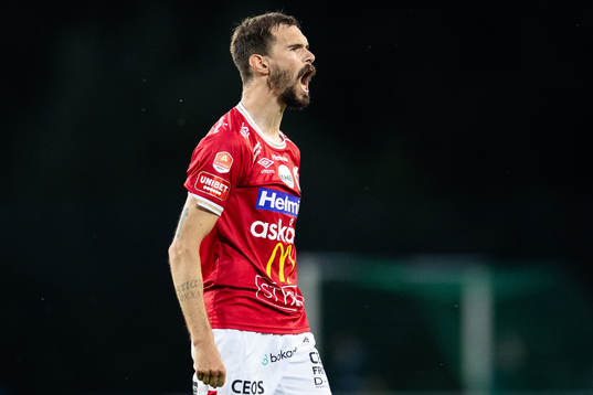 Degerfors Sebastian Ohlsson jublar
