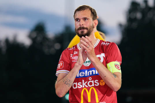 Degerfors Sebastian Ohlsson jublar