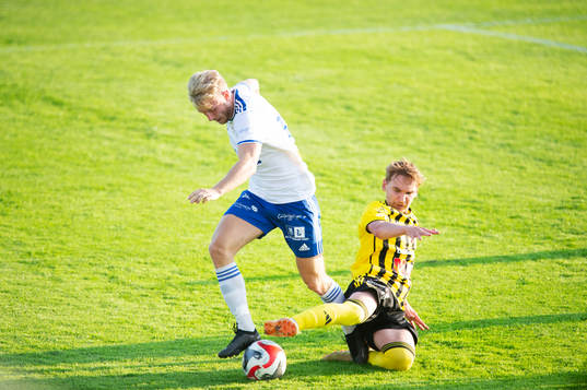 IFK Hässleholms Amir Ramanovski i matchen i DM mellan IFK