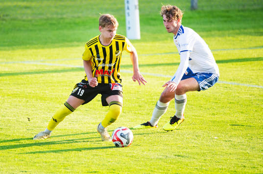 IFK Hässleholms Amir Ramanovski i matchen i DM mellan IFK