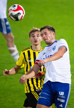 IFK Hässleholms Amir Ramanovski i matchen i DM mellan IFK